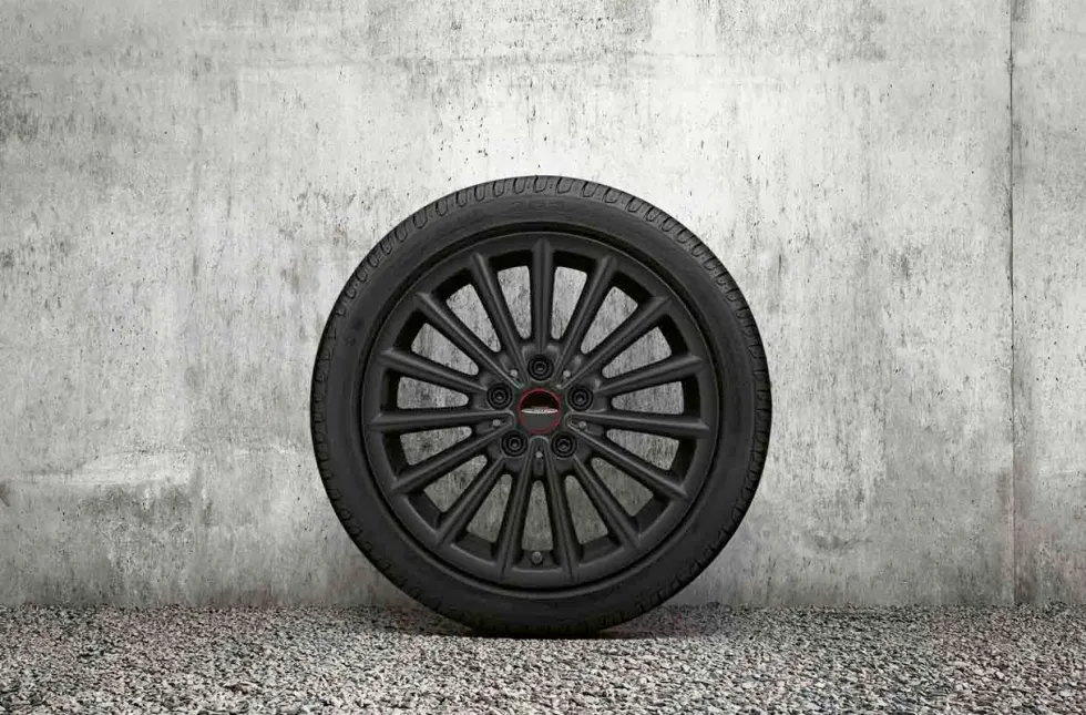 MINI Winterkompletträder JCW Multi Spoke 505 jet black matt 17 Zoll RDCi F55 F56 F56 F57 Dunlop
