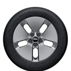 MINI Winterkompletträder Pin Spoke 990 lightning grey 16 Zoll RDCi J01 BEV Continental