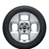 MINI Winterkompletträder 4-Square Spoke 955 refined silver 16 Zoll RDCi F65 F66 F67 Continental