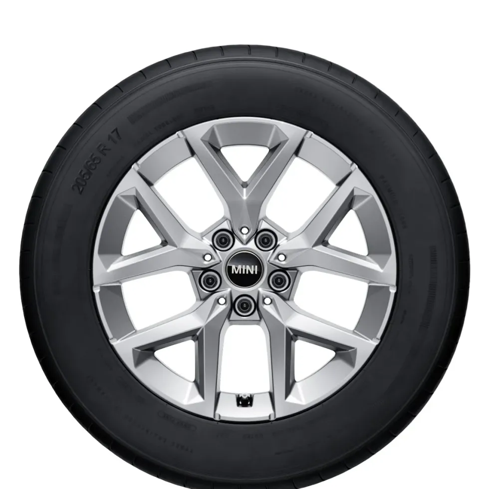 MINI Winterkompletträder Y-Spoke 896 refined silver 17 Zoll RDCi Countryman U25 Pirelli