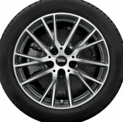 MINI Winterkompletträder Y-Spoke 489 bicolor (orbit grey/glanzgedreht) 17 Zoll RDCi Aceman J05 Bridgestone