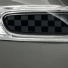 MINI Zierblendenset mit Pad Checkered Flag schwarz / grau