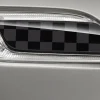 MINI Zierblendenset mit Pad Checkered Flag schwarz / grau