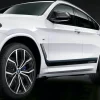 M Performance Seitenschwellerfolie Frozen Black X3 G01 X4 G02 iX3 G08