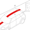 Satz Sportstripes Roofkit weiss F60, F60N